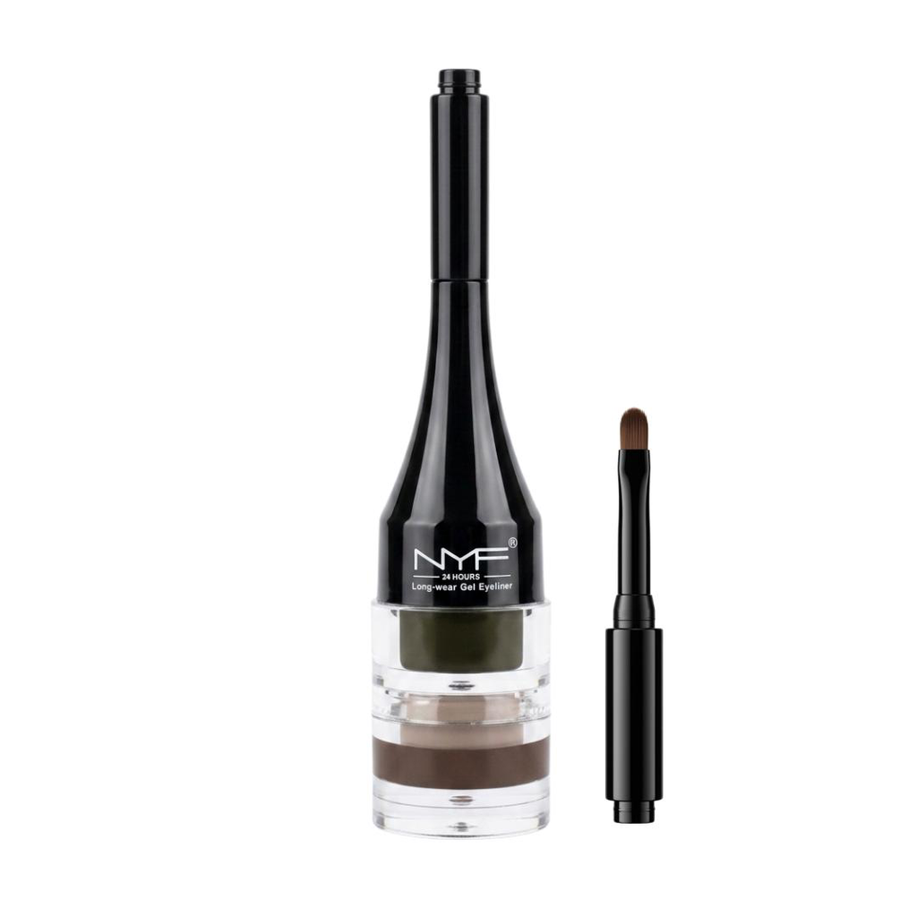KIT DE DELINEADOR DE CEJAS Y OJOS DOBLE NYF*