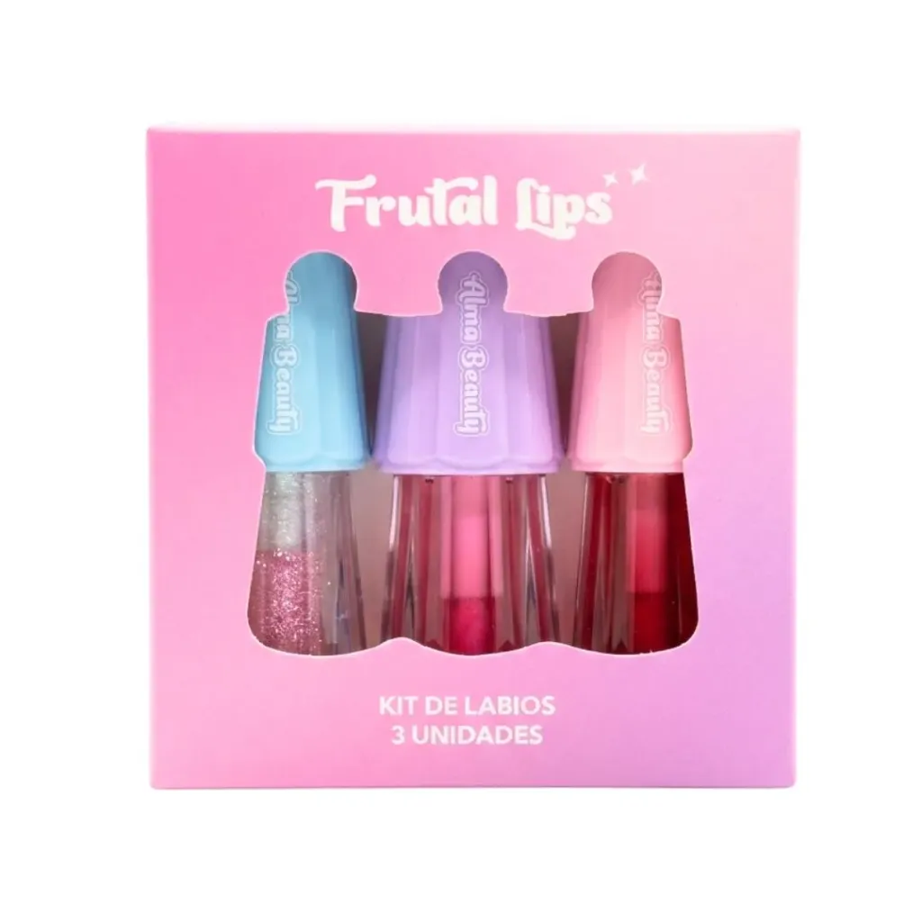 KIT DE LABIOS FRUTAL LIPS ALMA BEAUTY
