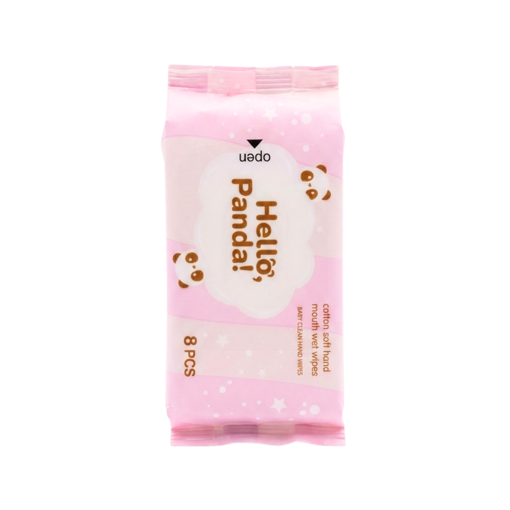 [6971459118926] TOALLITAS DESMAQUILLANTES X8 PIEZAS HELLO PANDA