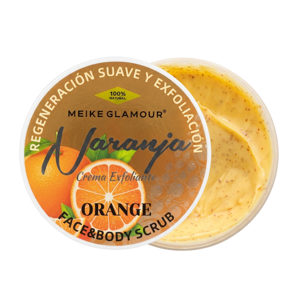 [MKG0327] EXFOLIANTE NARANJA CUERPO Y ROSTRO MEIKE GLAMOUR#