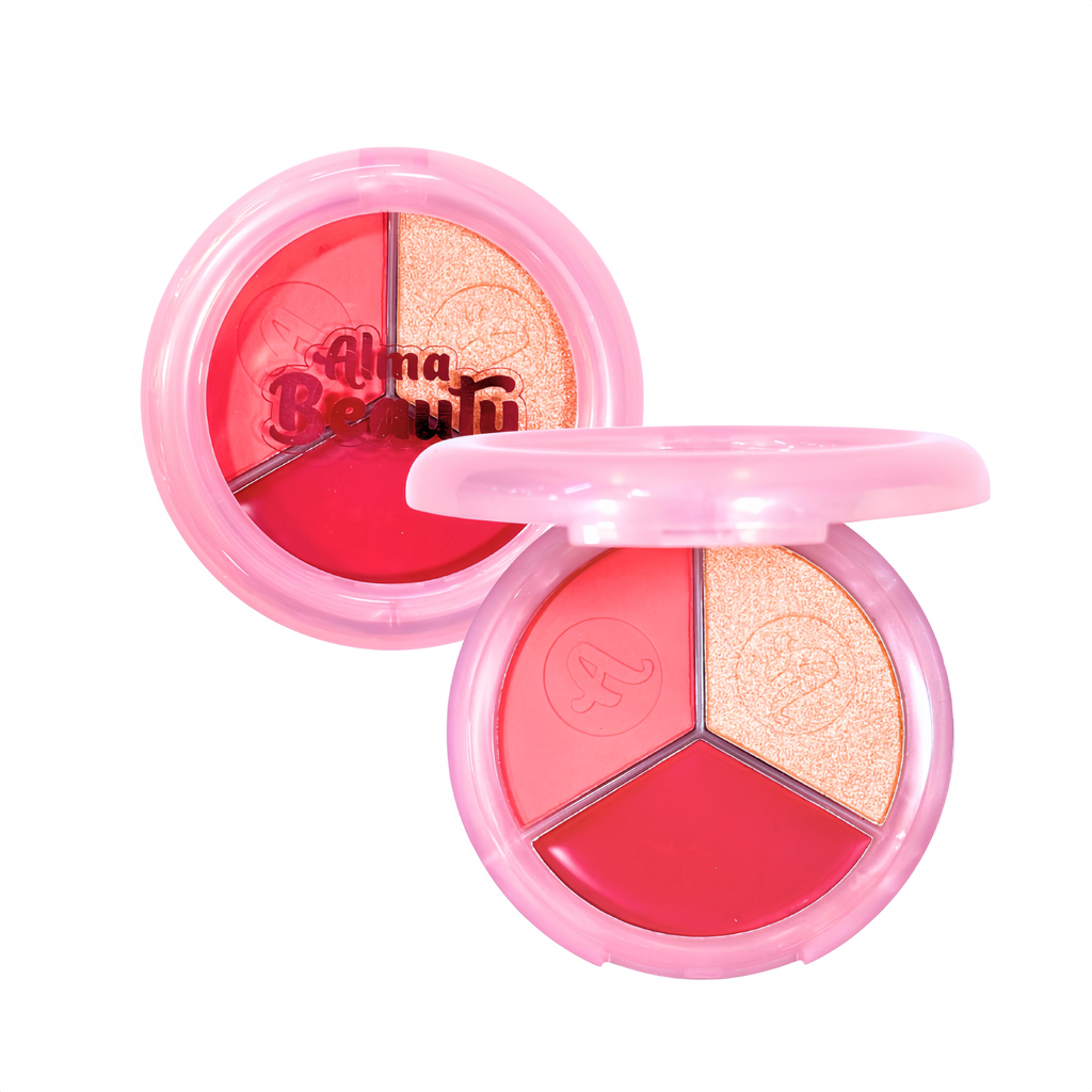 PALETA DE RUBORES PINK PETAL ALMA BEAUTY