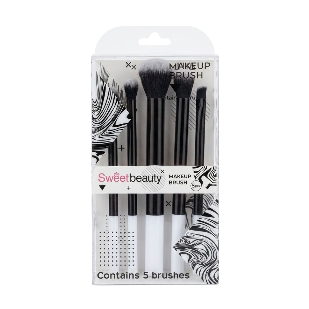 KIT BROCHAS DE MAQUILLAJES X5 UNIDADES SWEET BEAUTY