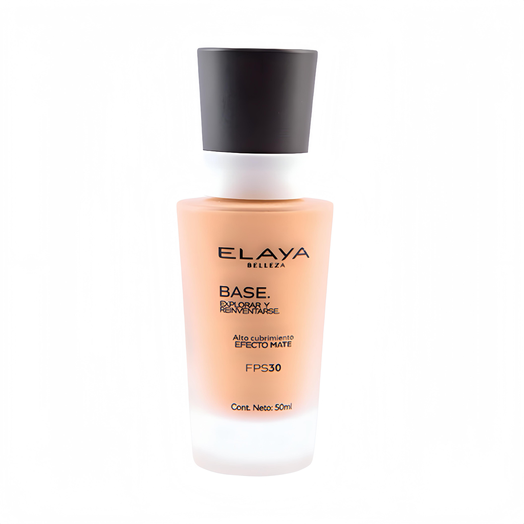 [E011-1] BASE LÍQUIDA MATTE ELAYA BELLEZA (ESPRESSO)