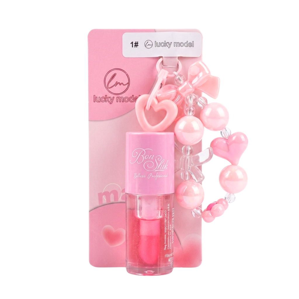 [ML8070] LIP GLOSS LLAVERO LUCKY MODEL