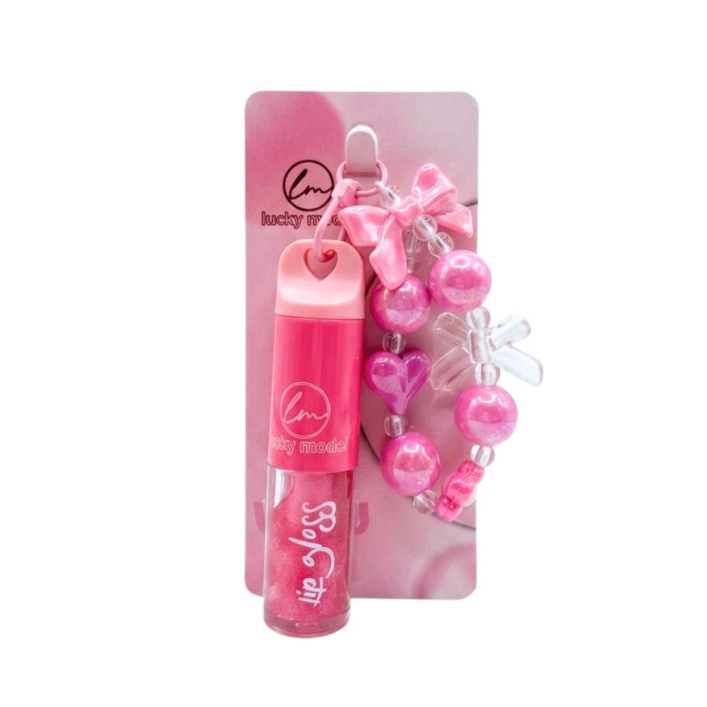 [ML8069] LIP GLOSS CON LLAVERO LUCKY MODEL *