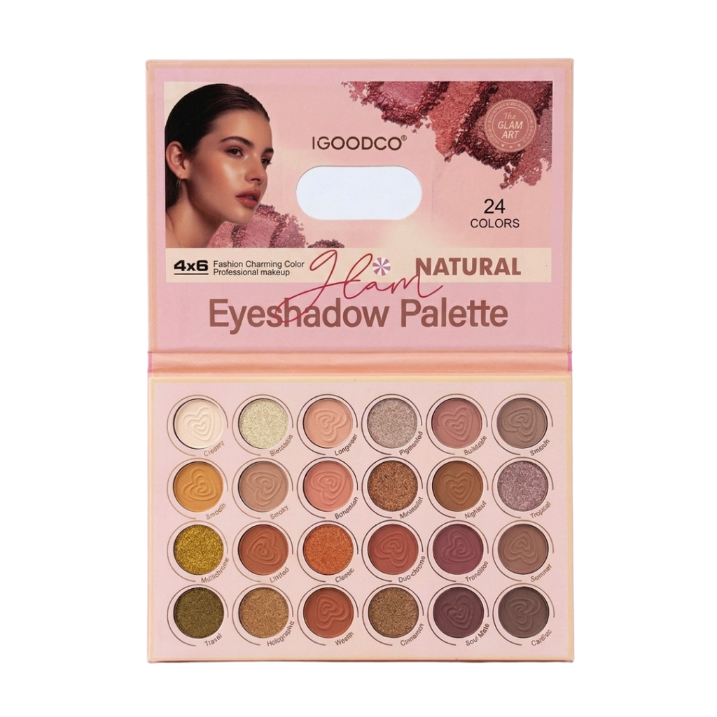 [IG3282] PALETA DE SOMBRAS GLAM 24 TONOS IGOODCO#