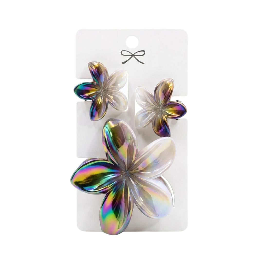 [LCAI1725] KIT DE CLIPS FLORALES PARA EL CABELLO X3 UNIDADES#