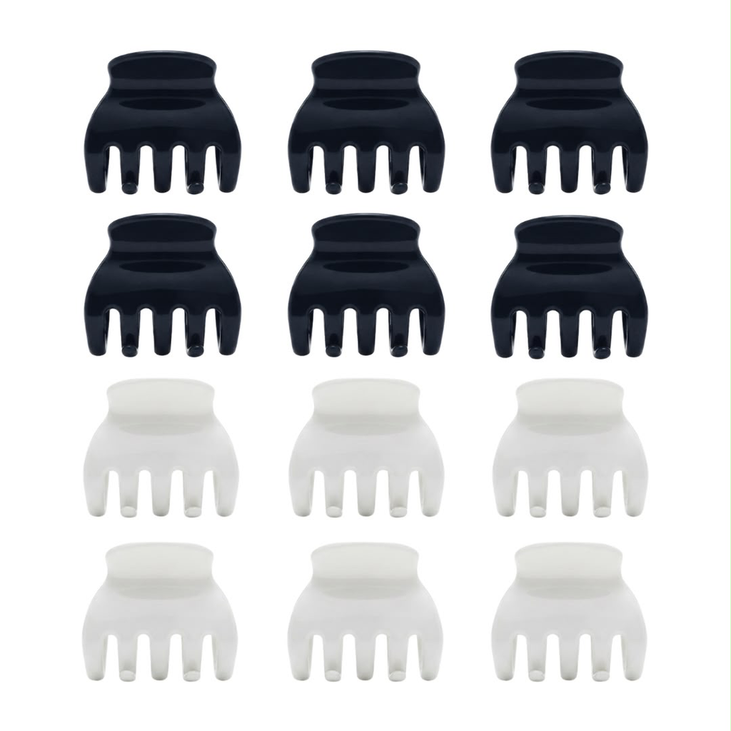 KIT DE GANCHOS BLANCO Y NEGRO