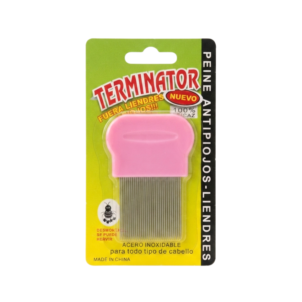 [HC0154] PEINE ANTIPIOJOS DE ACERO INOXIDABLE
