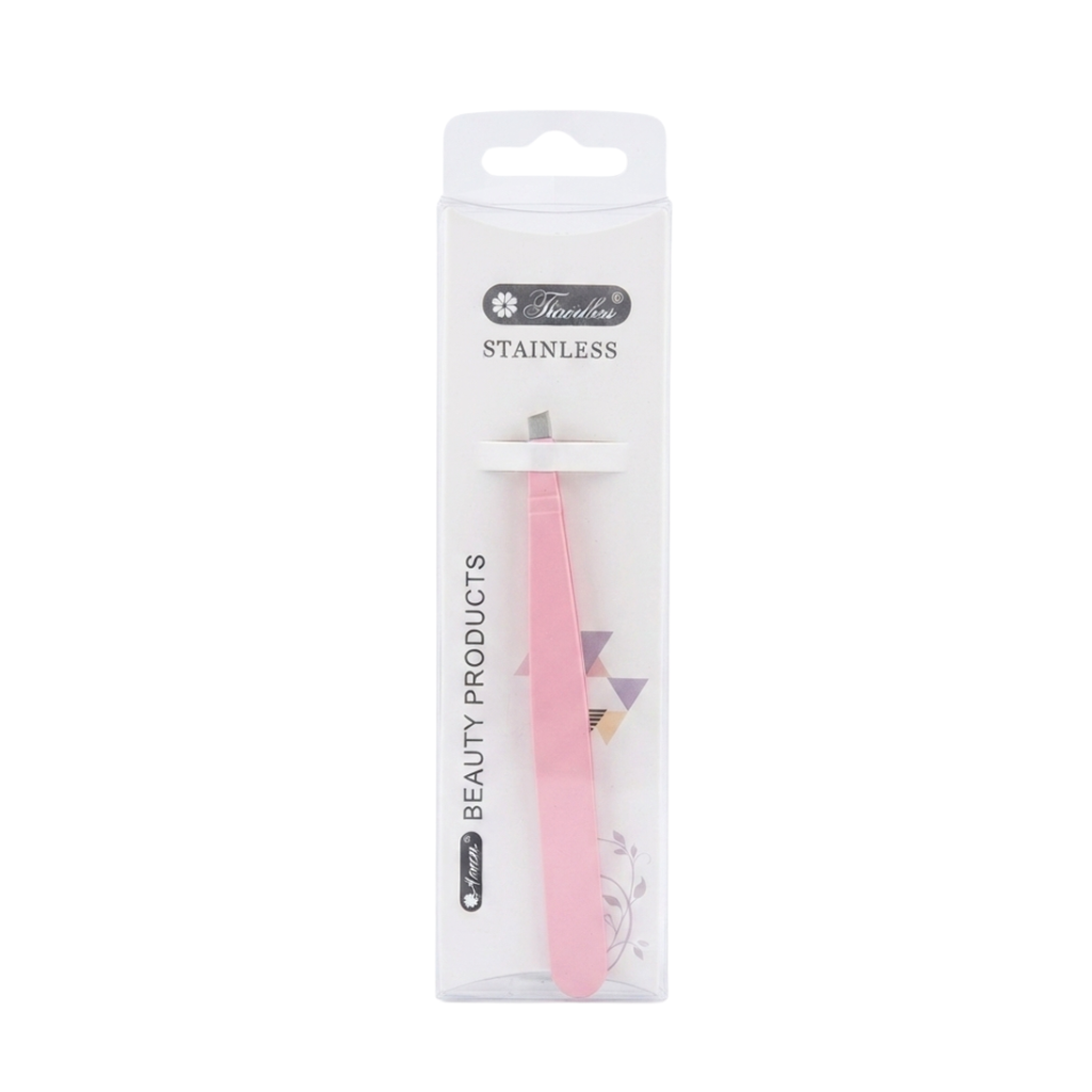 [HC0508] PINZA PARA CEJAS ROSADA