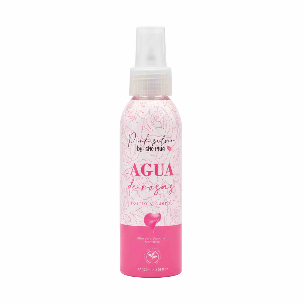 [7707661405344] AGUA DE ROSAS CON VITAMINA E PINK SILVER 120 ML