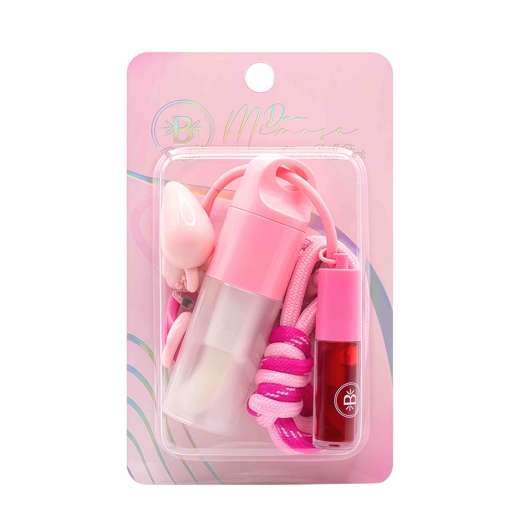 DÚO LLAVERO TINTA Y GLOSS BLOOMSHELL