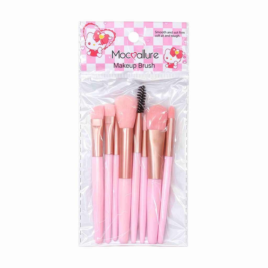 KIT DE BROCHAS X8 HELLO KITTY MOCMALLURE