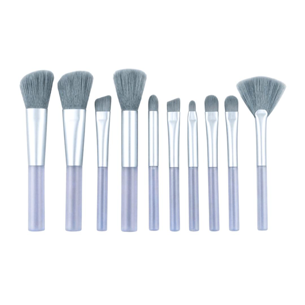 KIT DE BROCHAS PARA ROSTRO Y OJOS X10 UNIDADES