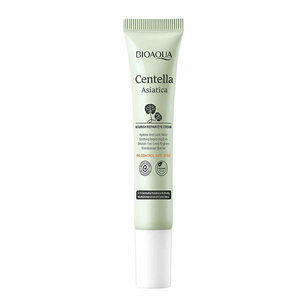 CONTORNO DE OJOS CON CENTELLA ASIÁTICA BIOAQUA *