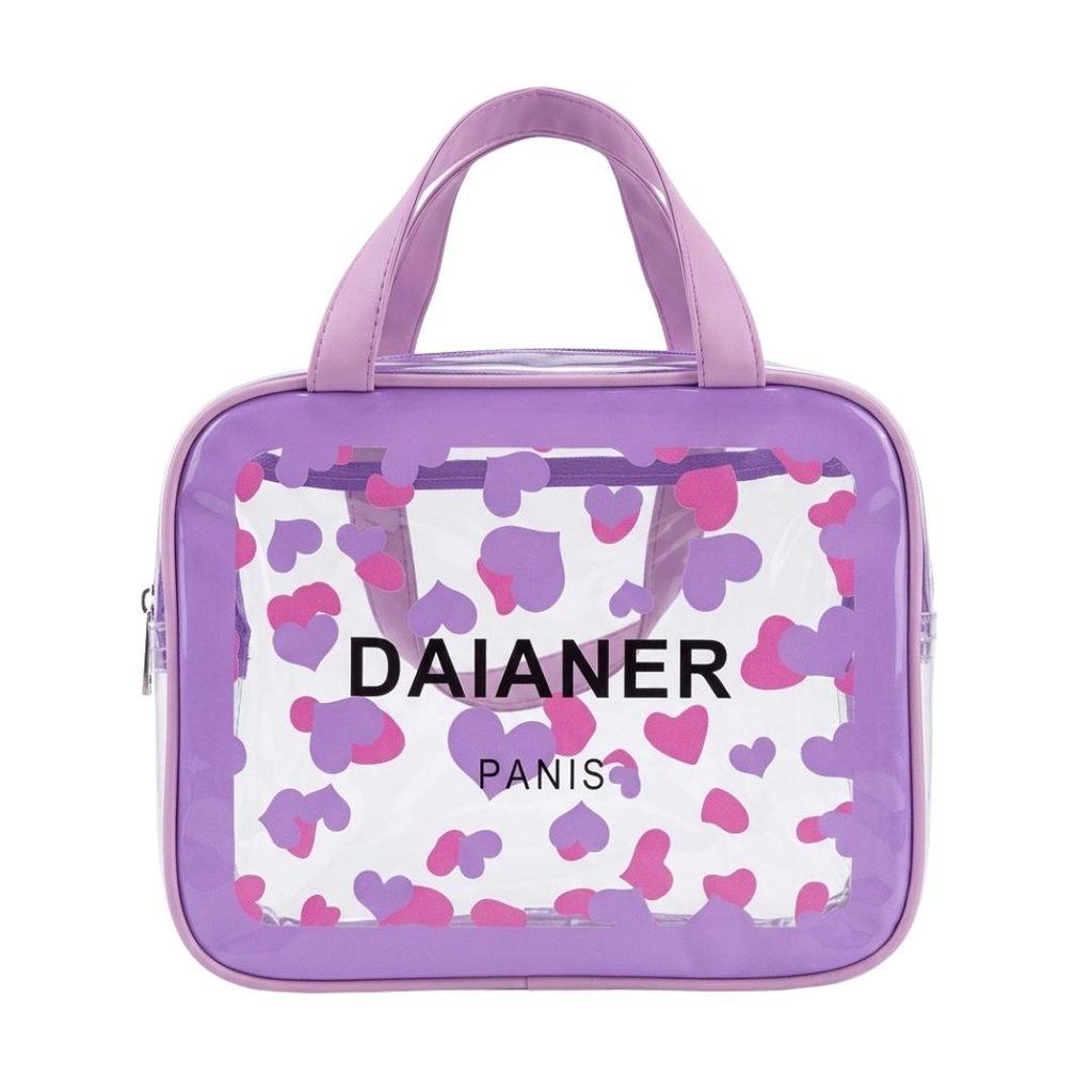 [HC0505] COSMETIQUERA TRANSPARENTE DAIANER PANIS
