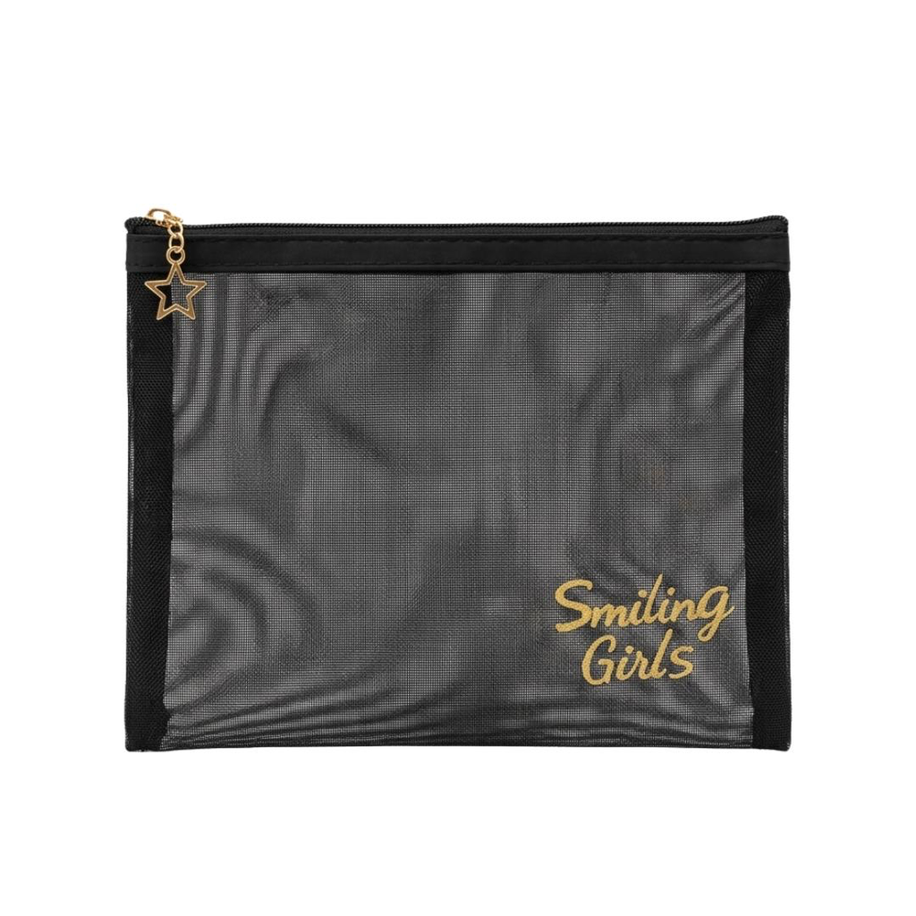 COSMETIQUERA DE MALLA SMILING GIRLS#