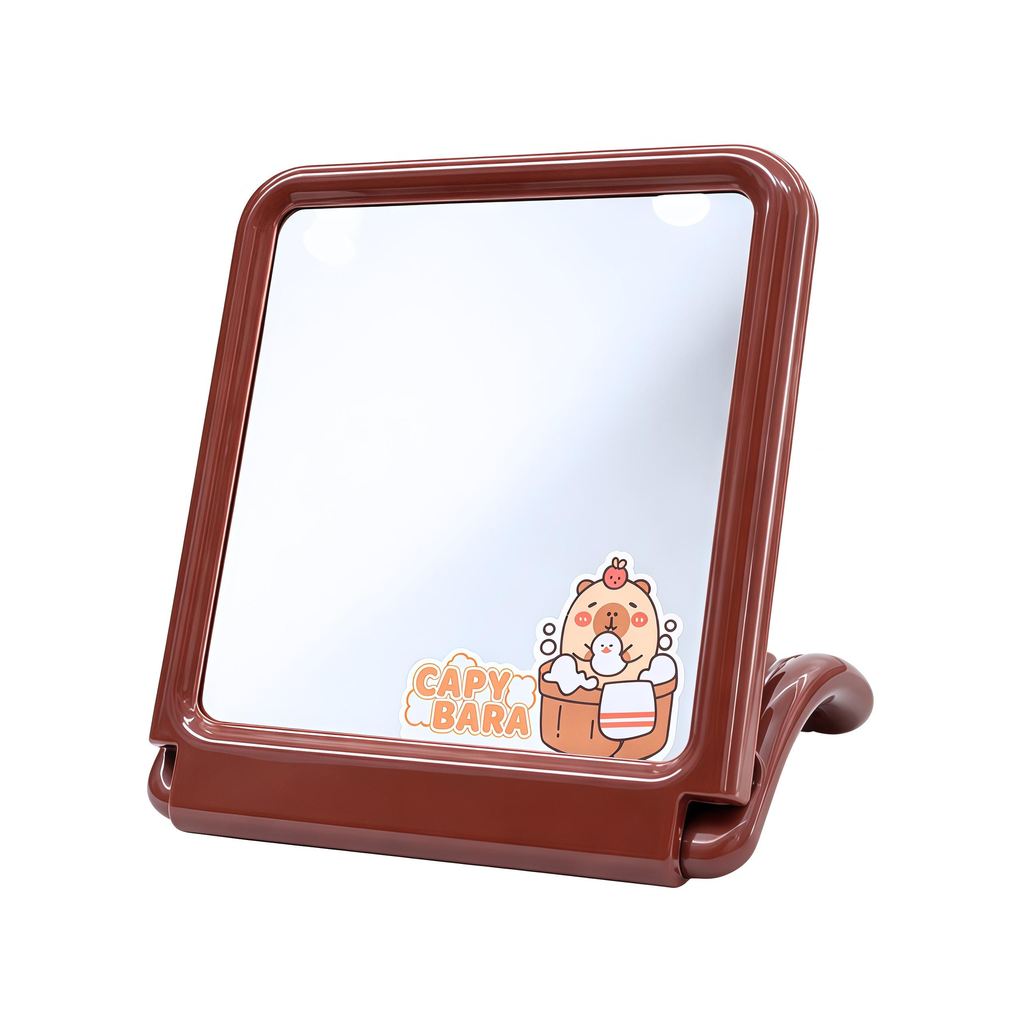 ESPEJO CON BASE PARA TOALLA CAPIBARA