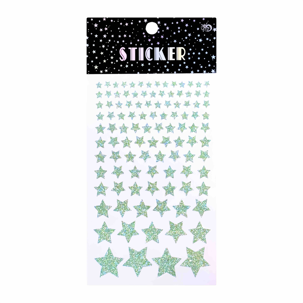 PLANTILLA DE STICKERS EN FORMA DE ESTRELLA