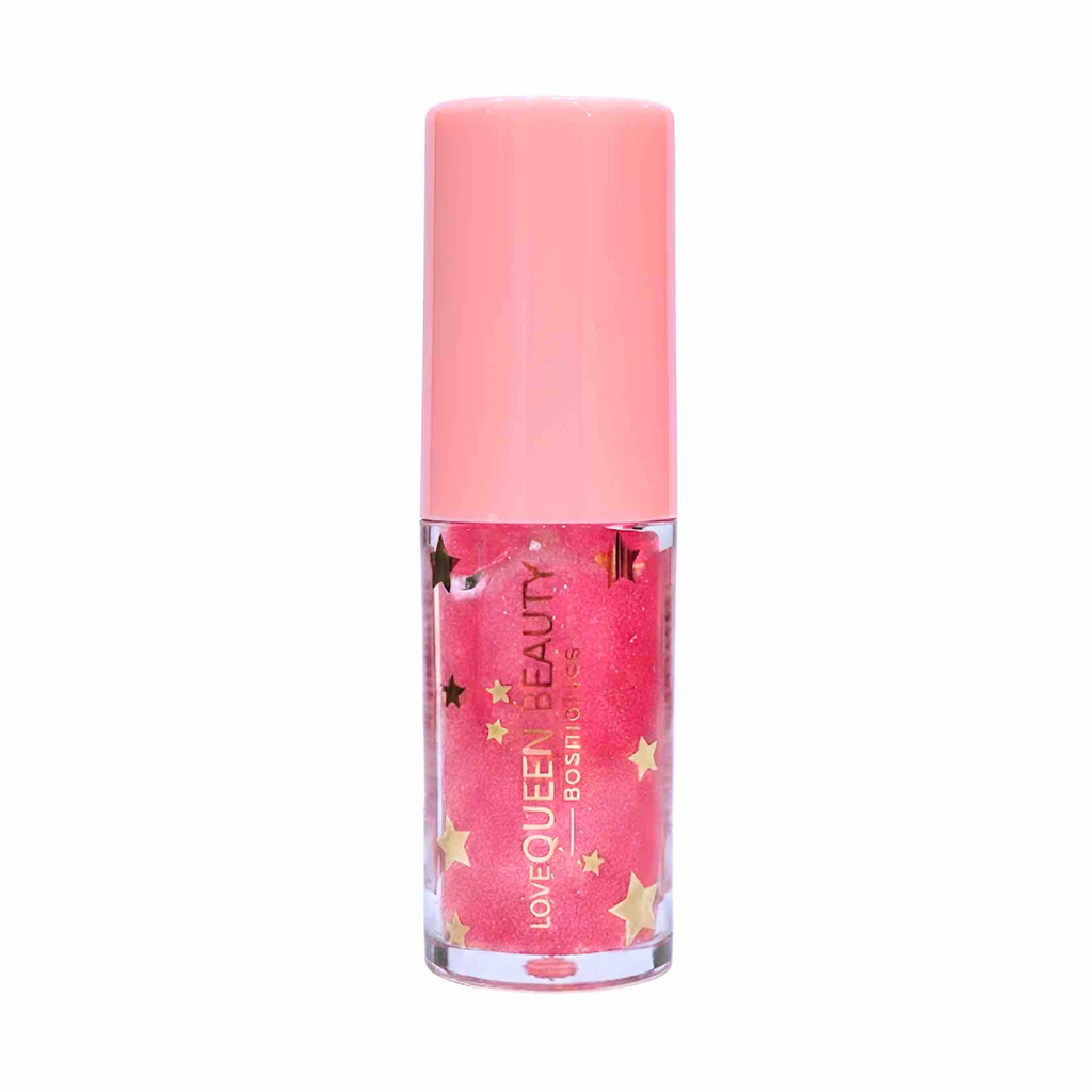 LIP GLOSS CON DESTELLOS LOVE QUEEN BEAUTY