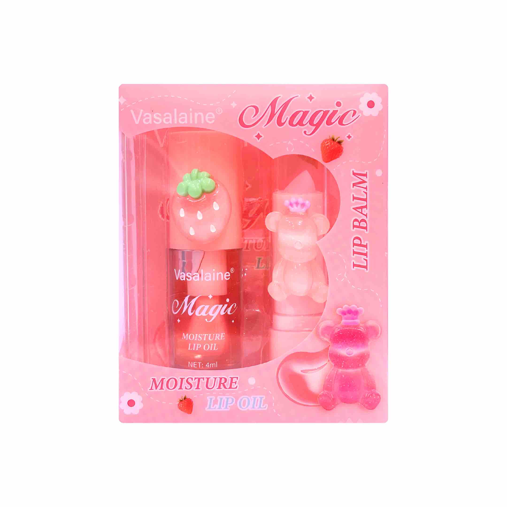 KIT DE LABIOS MÁGICO LIP GLOSS + LIP BALM VASALAINE