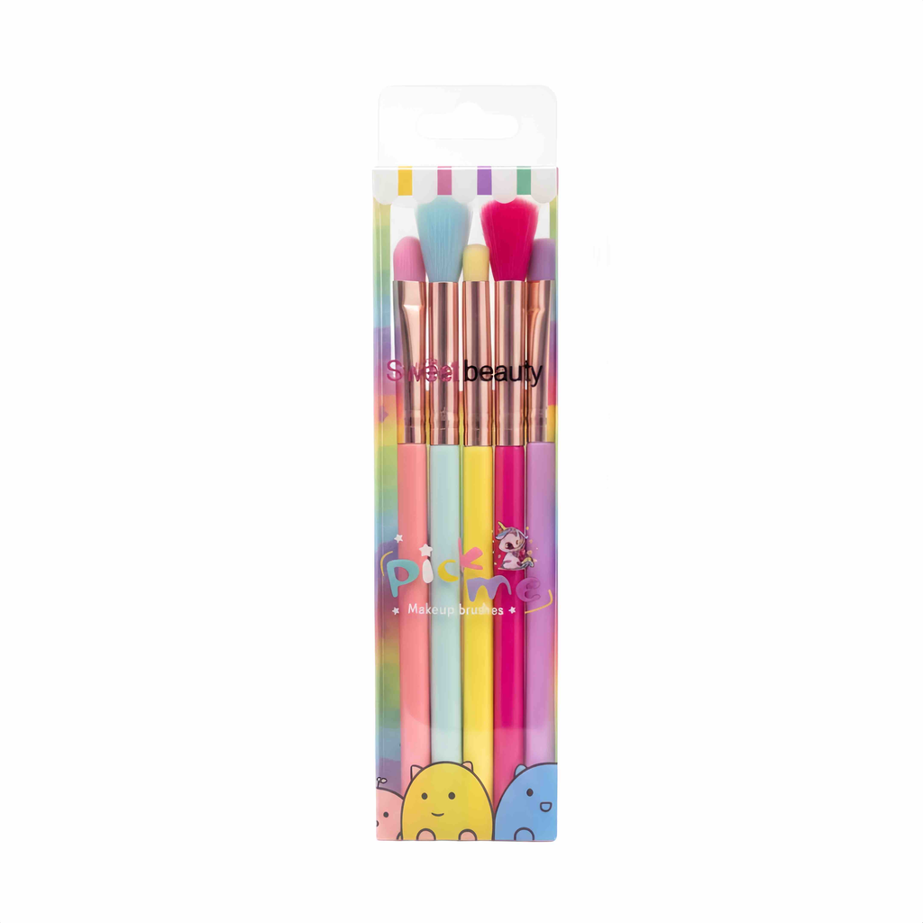 KIT DE BROCHAS PARA OJOS X5 UNIDADES