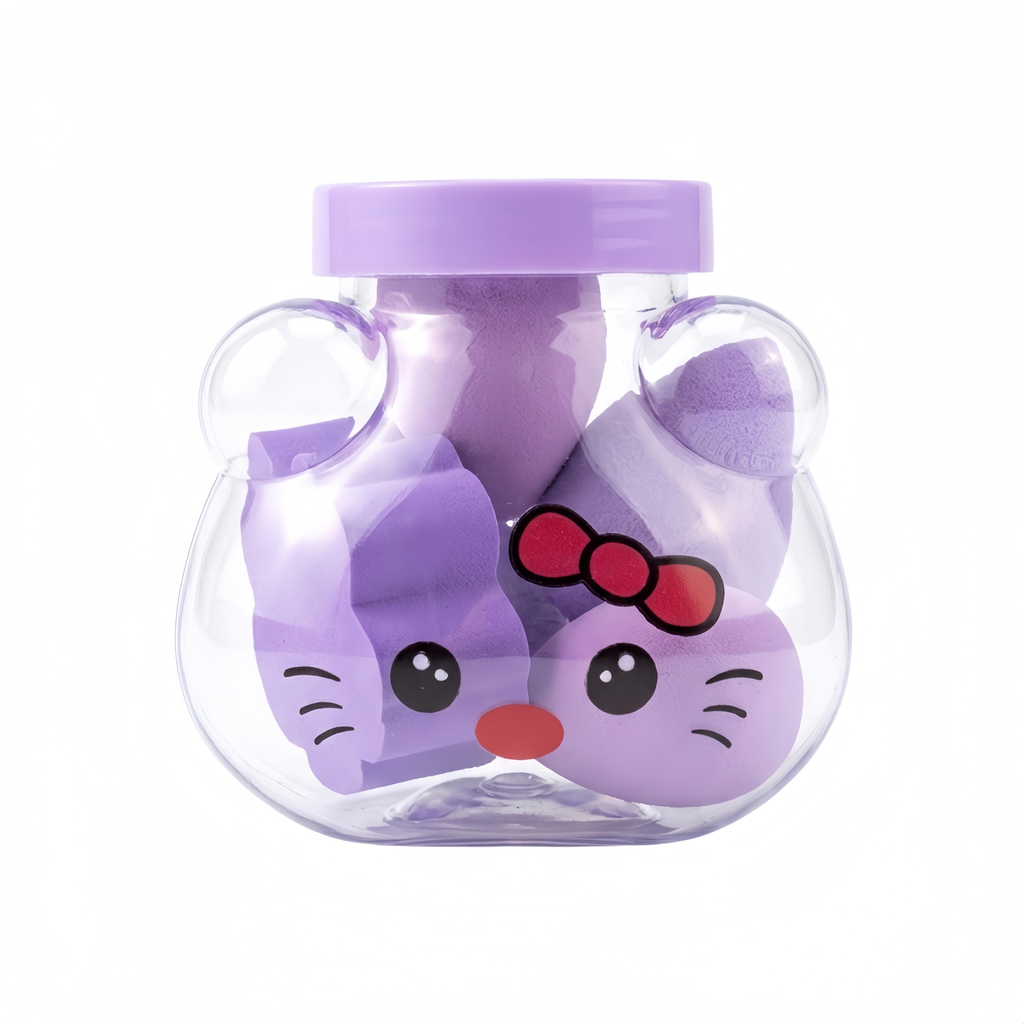 KIT DE MINI-POMOS HELLO KITTY X5 UNIDADES SURTIDAS *