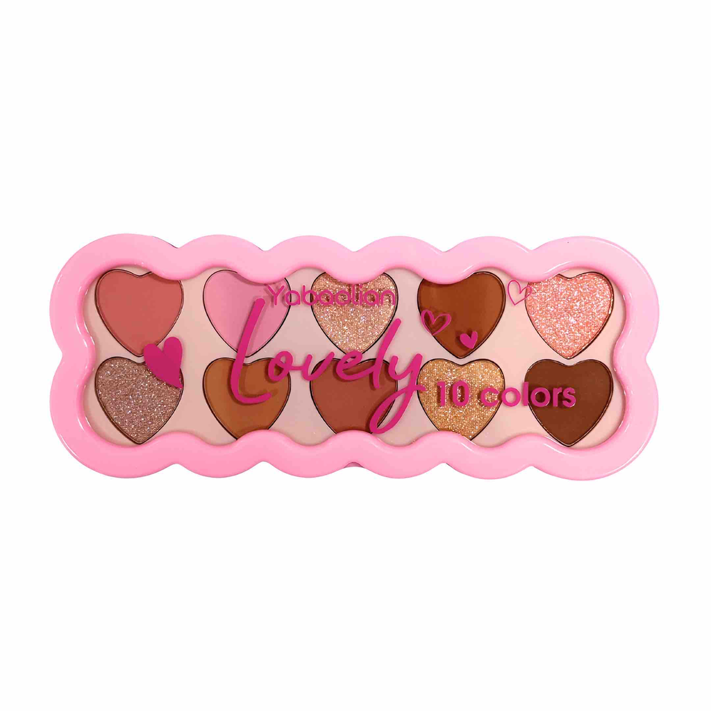 PALETA DE SOMBRAS X10 TONOS "LOVELY"