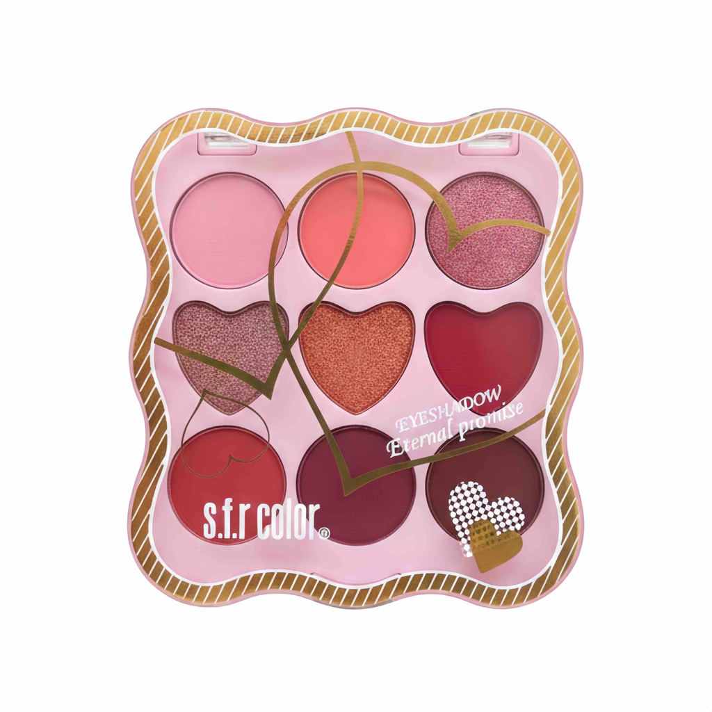 [8123] PALETA DE SOMBRAS X9 TONOS S.F.R COLOR