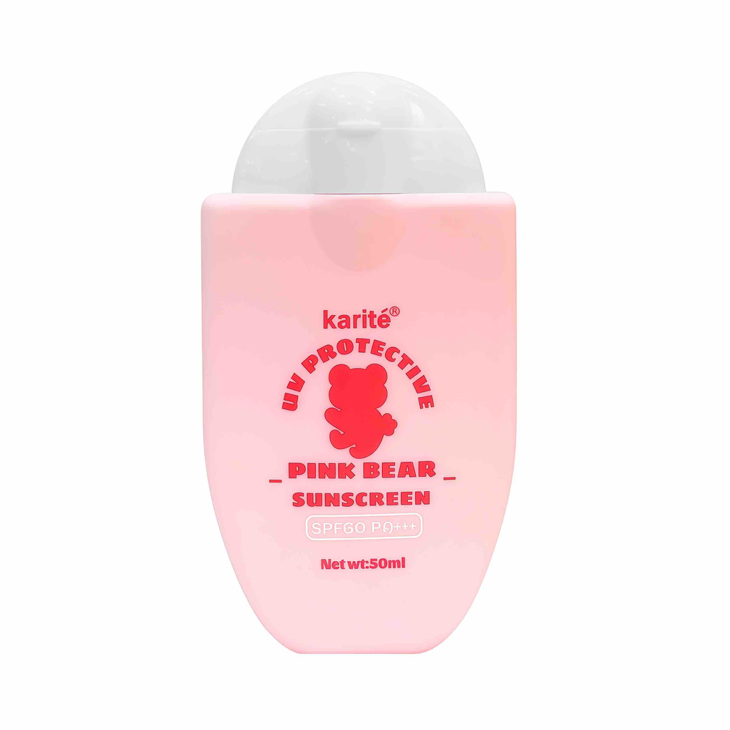 [6865447A] PROTECTOR SOLAR PINK BEAR 60 FPS KARITÉ*