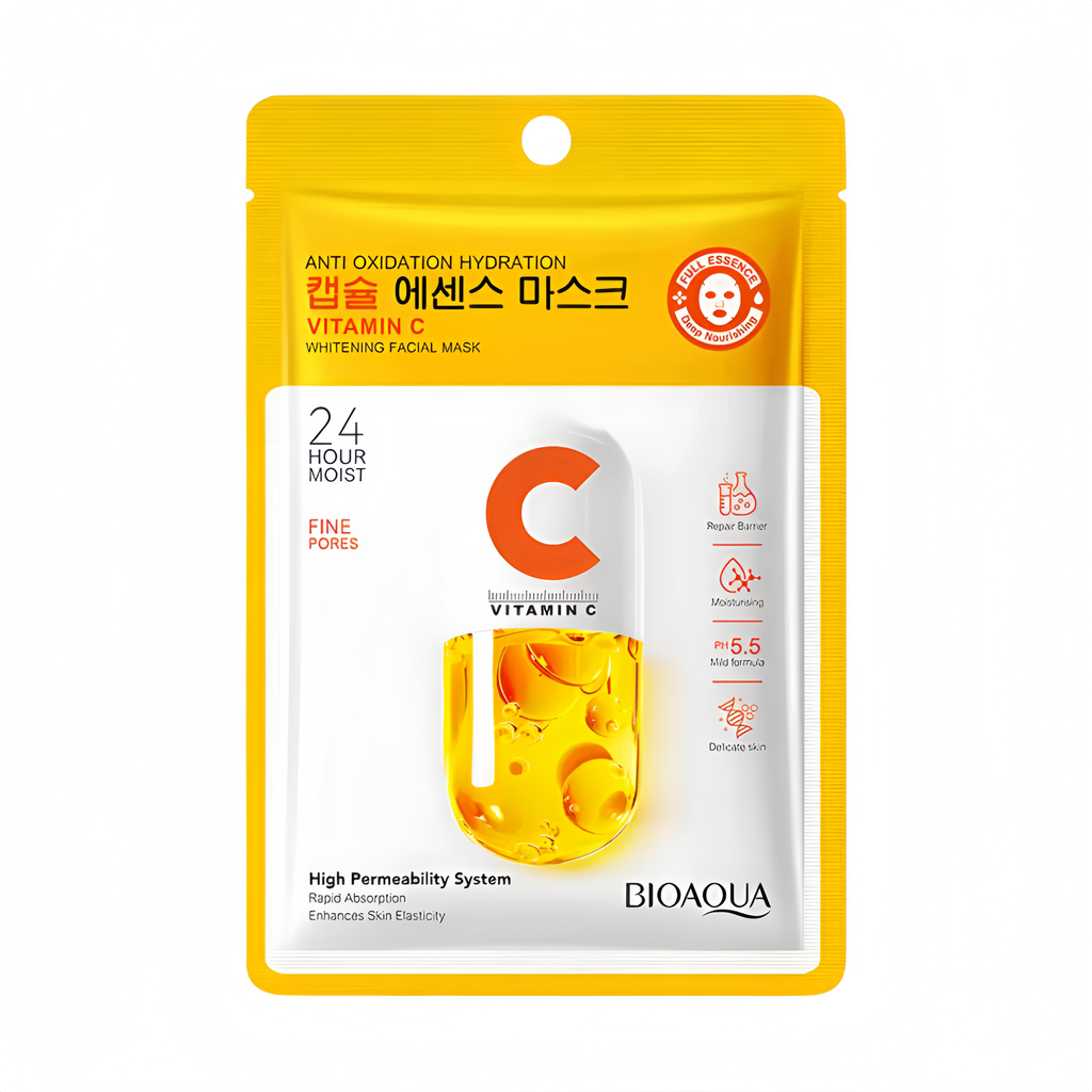 MASCARILLA EN VELO ANTIOXIDANTE VITAMINA C BIOAQUA