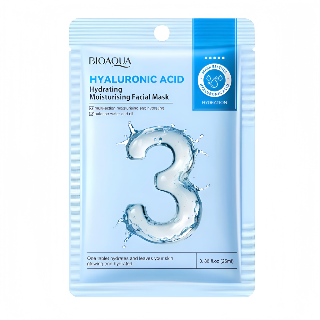 MASCARILLA EN VELO ÁCIDO HIALURÓNICO BIOAQUA