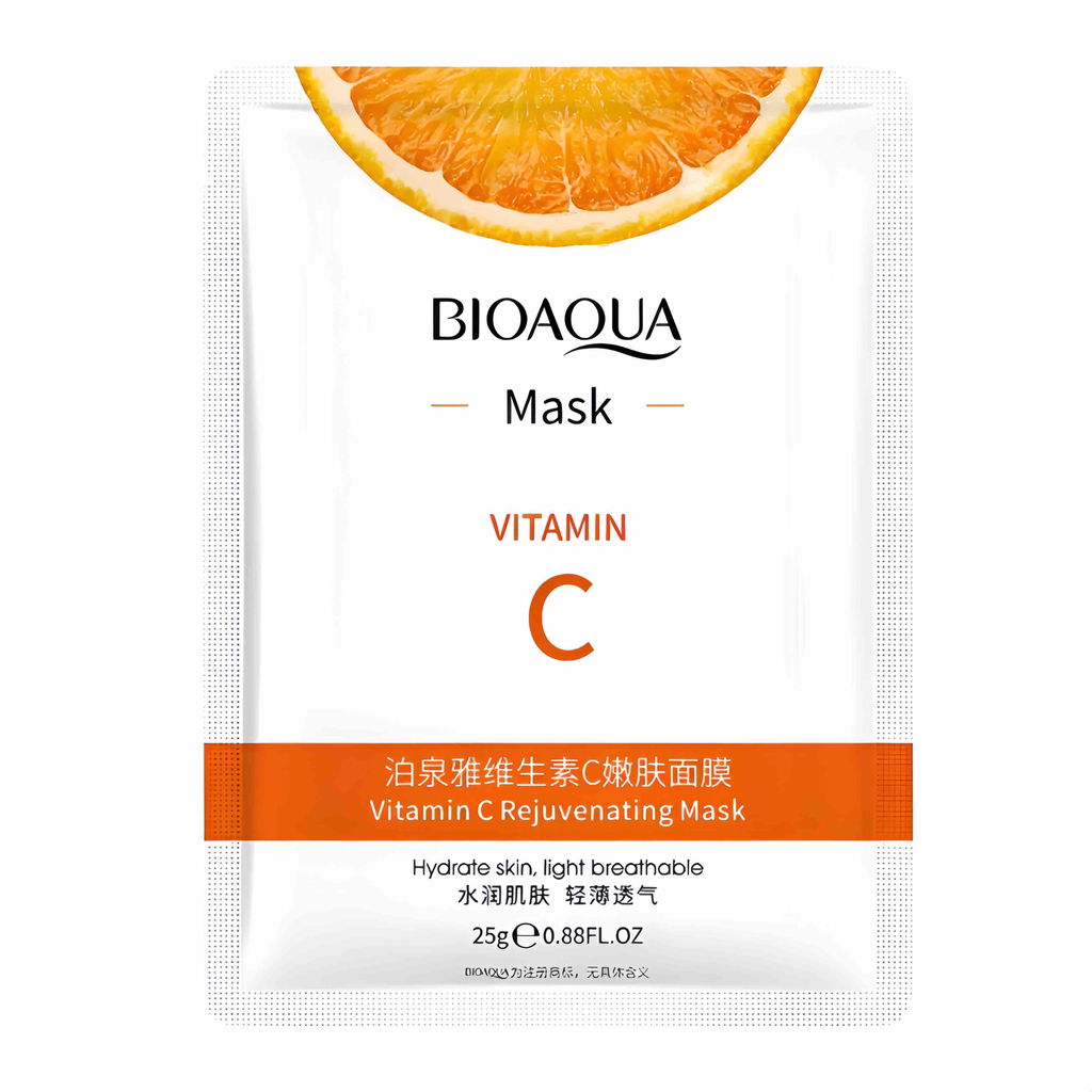 MASCARILLA EN VELO VITAMINA C BIOAQUA