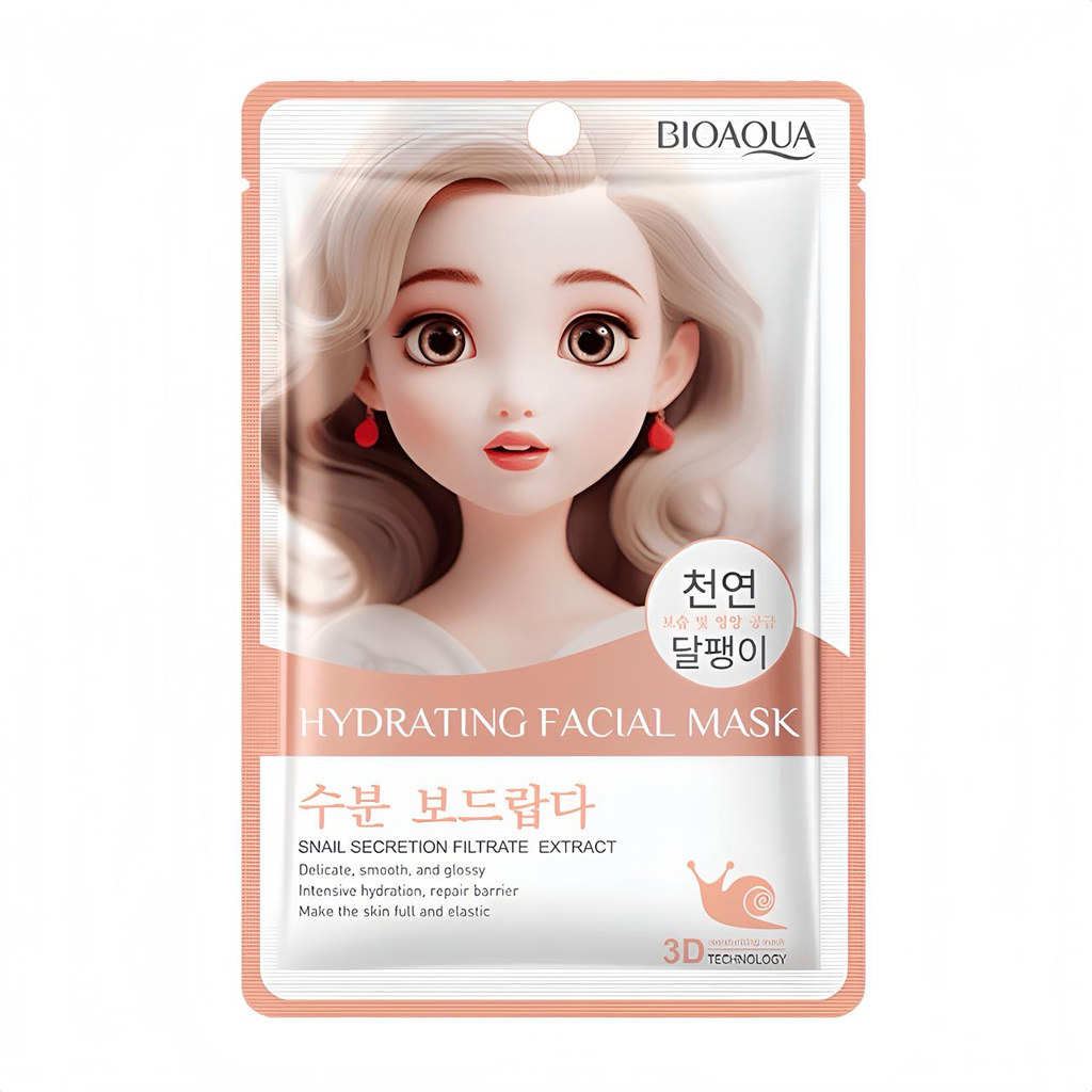 MASCARILLA EN VELO CON BABA DE CARACOL BIOAQUA