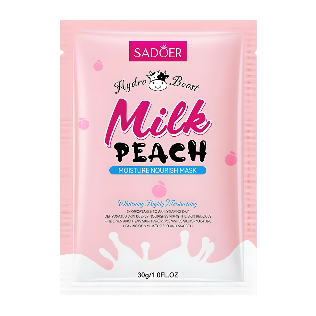 MASCARILLA EN VELO MILK PEACH SADOER