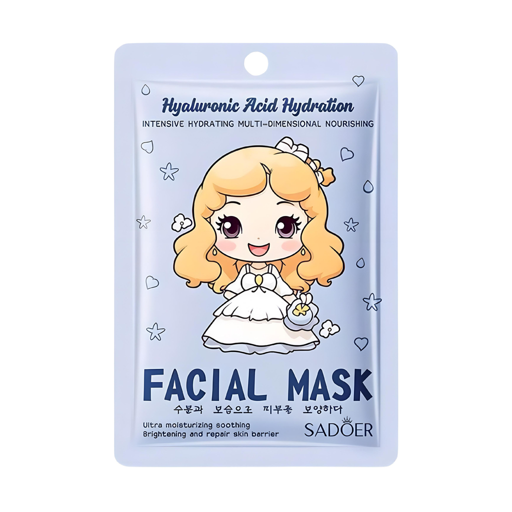 MASCARILLA EN VELO CON ÁCIDO HIALURÓNICO SADOER