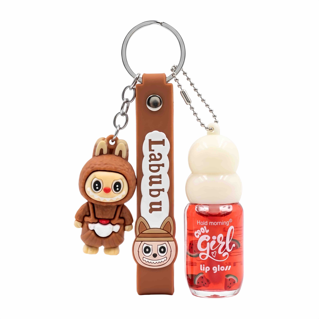[HL6236] LIP GLOSS CON CHARM LABUBU HOLD MORNING *