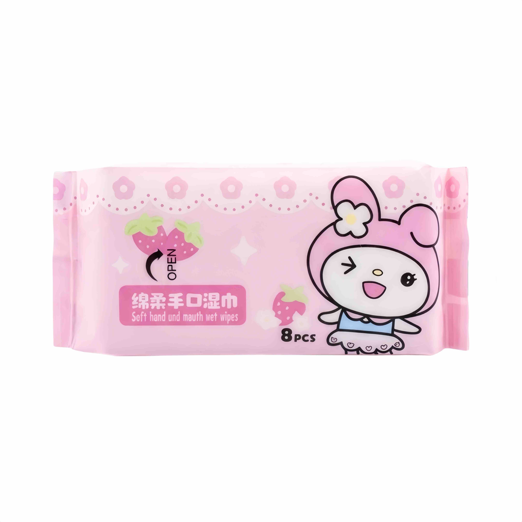 PAÑITOS HÚMEDOS DESMAQUILLANTES MY MELODY X8 UNIDADES