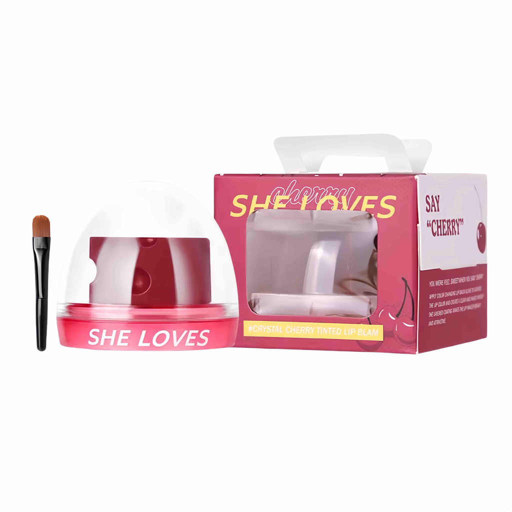 BÁLSAMO LABIAL CRYSTAL CHERRY SHE LOVES*