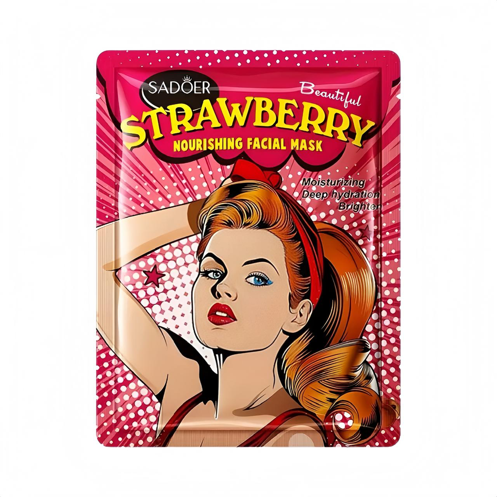 MASCARILLA EN VELO STRAWBERRY SADOER