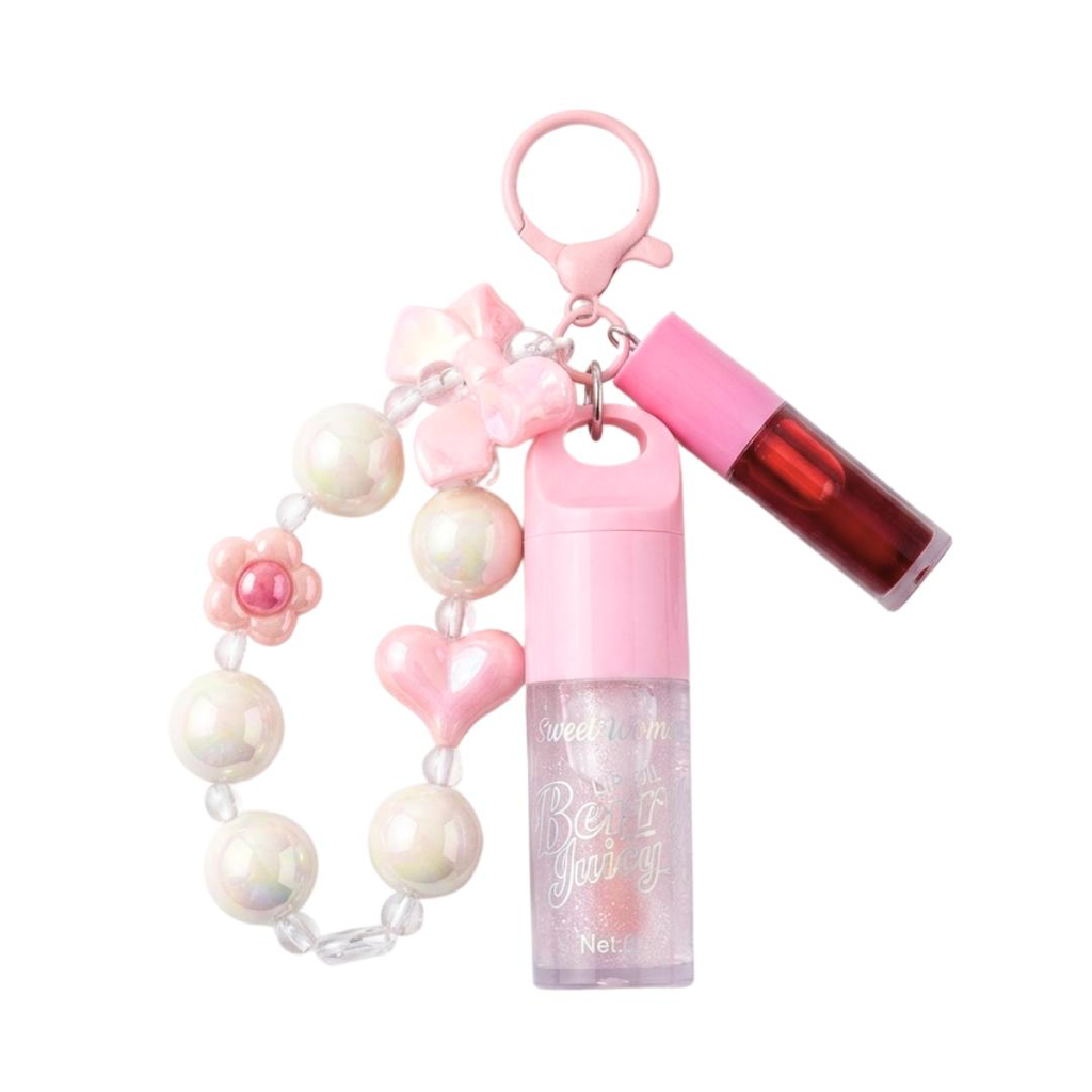 [YF6017] LIP OIL Y TINTA DE LABIOS CON CHARM BERRY JUICY SWEET WOMAN