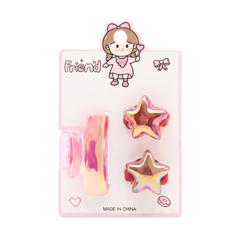 KIT DE GANCHOS Y COLITAS PARA CABELLO