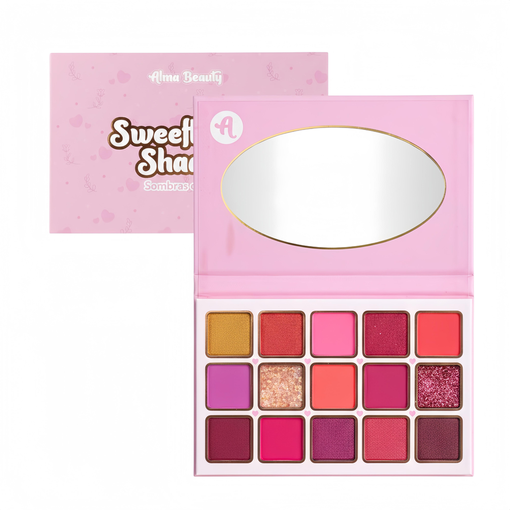 PALETA DE SOMBRAS SWEETHEART SHADES ALMA BEAUTY