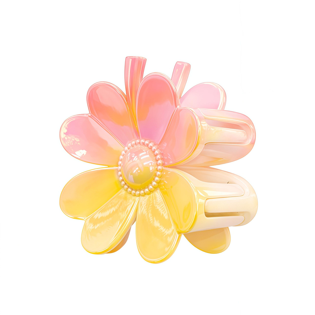 PINZA SUJETADORA FLORAL PARA CABELLO