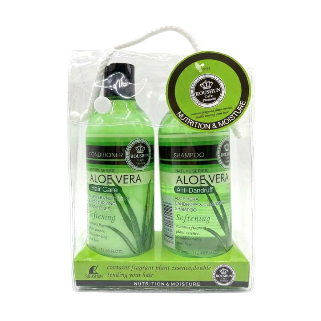 KIT DE SHAMPOO Y ACONDICIONADOR CON ALOE VERA ROUSHUN#